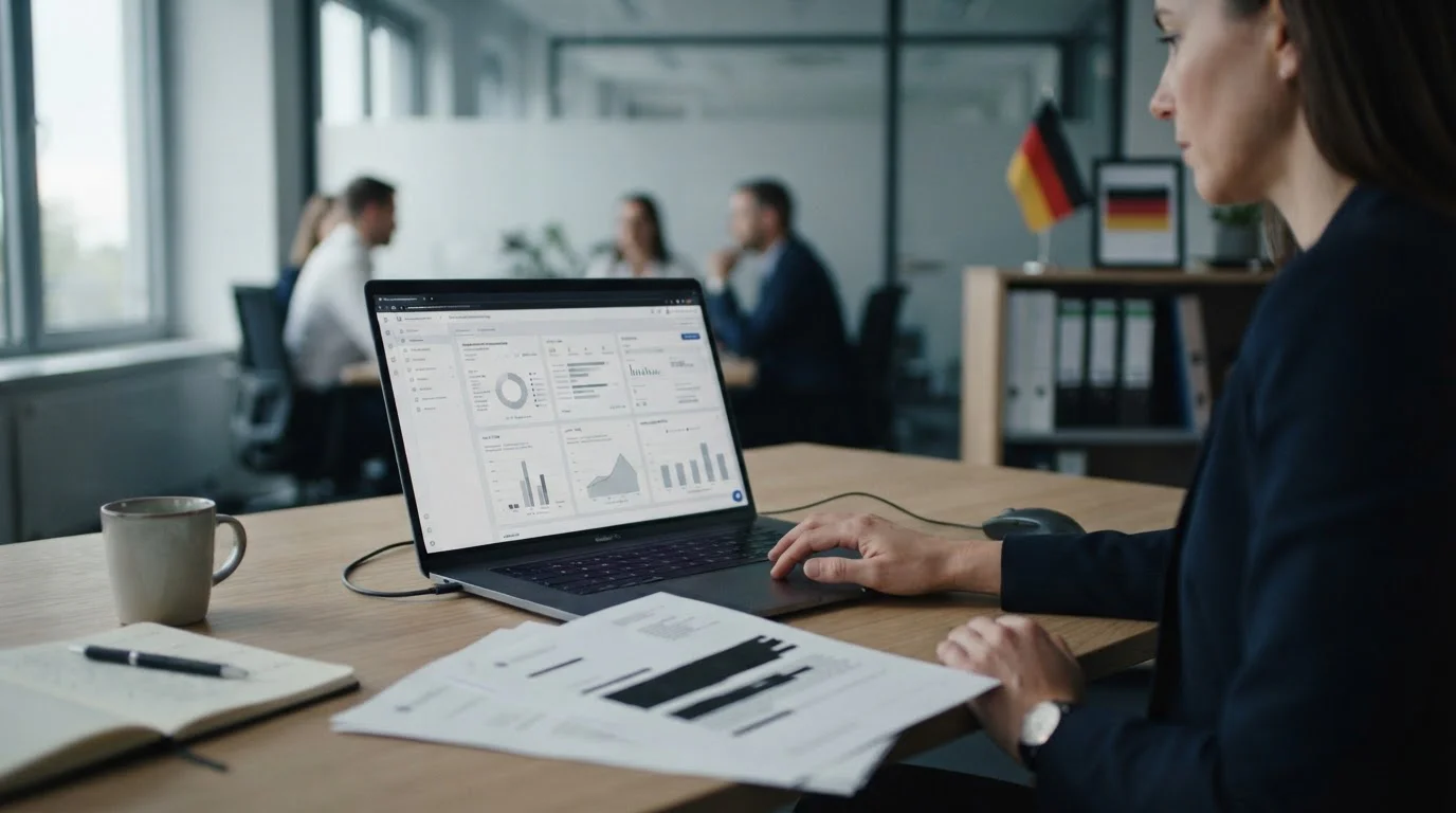 Symbolische Darstellung der deutschen Glücksspielaufsicht und regulierten Wettumgebung