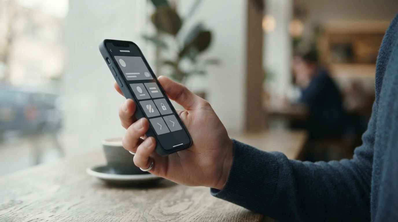 Auswahl der Einzahlungsmethode auf dem Smartphone