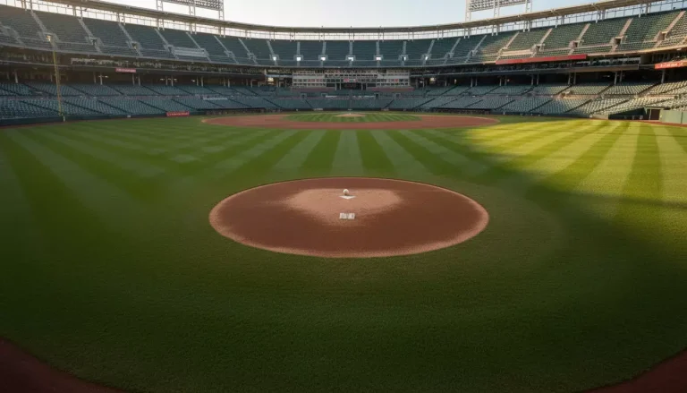 MLB All-Star Break: Leeres Baseball-Stadion in der Spielpause