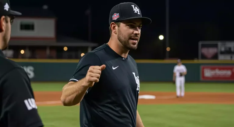 Platoon Splits im Baseball — linkshändiger Batter am Schlag gegen einen rechtshändigen Pitcher im MLB-Stadion